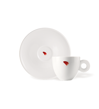 Set of 2 Cappuccino Cups - the Lee Ufan illy Art Collection