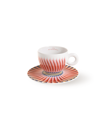 Ensemble de 2 tasses à cappuccino - illy Art Collection Judy Chicago